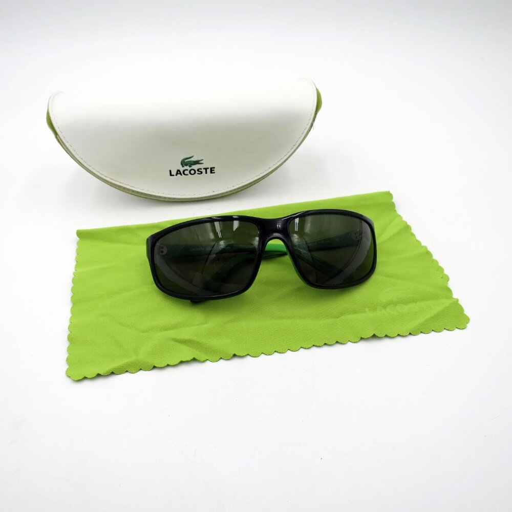 Lacoste LA12412 GN Black Green Unisex Sunglasses 115mm